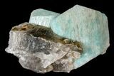 Amazonite Crystal Cluster with Smoky Quartz - Colorado #168080-1